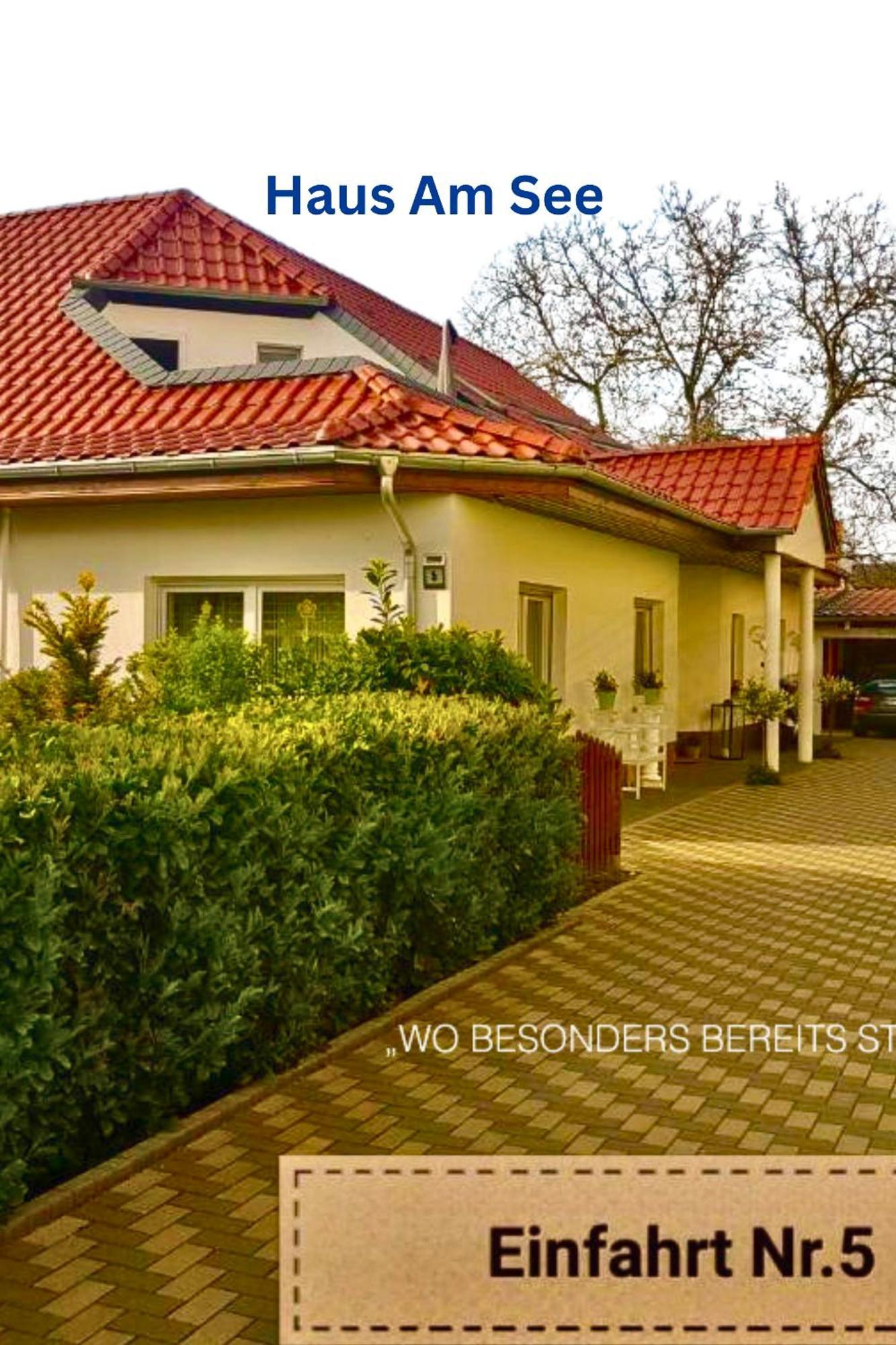 Haus Am See Bernburg Buitenkant foto